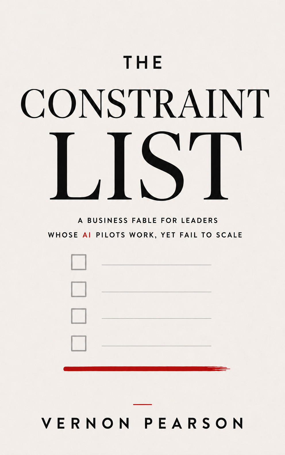The Constraint List by Vernon Pearson